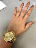 Michael Kors Bradshaw Gold Dial Gold Steel Strap Watch for Women - MK5605 Authentic Buy Shop Now