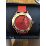 Marc Jacobs Blade Red Dial Red Leather Strap Watch for Women - MBM1204 Authentic Buy Shop Now