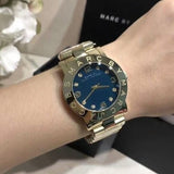 Marc Jacobs Amy Green Dial Gold Steel Strap Watch for Women - MBM8619 Authentic Buy Shop Now