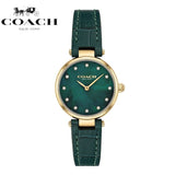 Coach Park Analog Green Dial Green Leather Strap Watch for Women - 14503534 Authentic Buy Shop Now