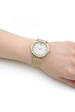 Versace Meander Greca White Dial Gold Mesh Bracelet Watch for Women - VELW00820 Authentic Buy Shop Now