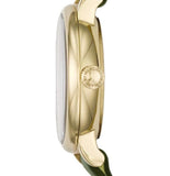 Marc Jacobs Baker Olive Dial Olive Leather Strap Watch for Women - MBM1330 Authentic Buy Shop Now