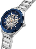 Maserati Stile Automatic Skeleton Silver Dial Silver Steel Strap Watch For Men - R8823142004 Authentic Buy Shop Now