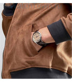 Emporio Armani Classic Quartz Brown Dial Brown Leather Strap Watch For Men - AR2427 Authentic Buy Shop Now