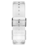 Guess Phoenix J Balvin White Dial Transparent Silicone Strap Watch For Men - V1051M1 Authentic Buy Shop Now