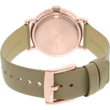 Marc Jacobs Baker Rose Gold Dial Grey Leather Strap Watch for Women - MBM1400 Authentic Buy Shop Now