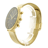 Michael Kors Jaryn Black Dial Gold Steel Strap Watch for Men - MK8503 Authentic Buy Shop Now
