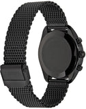 Tissot T Classic PR 100 Chronograph Black Dial Black Mesh Bracelet Watch For Men - T101.417.33.051.00 Authentic Buy Shop Now