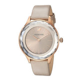 Swarovski Octea Nova Grey Dial Grey Leather Strap Watch for Women - 5295326 Authentic Buy Shop Now