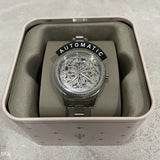 Fossil Rye Automatic Skeleton Silver Dial Silver Steel Strap Watch for Women - BQ3753 Authentic Buy Shop Now