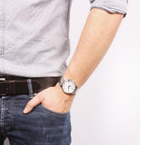 Tissot T Classic Tradition Silver Dial Silver Steel Strap Watch For Men - T063.610.11.038.00 Authentic Buy Shop Now
