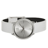 Calvin Klein Accent White Dial White Leather Strap Watch for Women - K2Y2Y1K6 Authentic Buy Shop Now