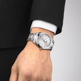 Tissot Gentleman Silver Dial Silver Steel Strap Watch For Men - T127.410.11.031.00 Authentic Buy Shop Now