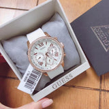 Guess Sport White Dial White Rubber Strap Watch For Women - W0616L1 Authentic Buy Shop Now