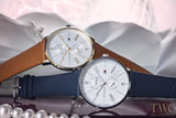 Tommy Hilfiger Jenna Quartz White Dial Brown Leather Strap Watch for Women - 1782073 Authentic Buy Shop Now