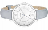 Fossil Jacqueline White Dial Light Blue Leather Strap Watch for Women - ES3821 Authentic Buy Shop Now