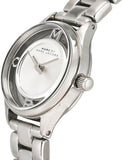 Marc Jacobs Tether Transparent Silver Dial Silver Steel Strap Watch for Women - MBM3416 Authentic Buy Shop Now