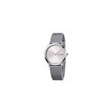 Calvin Klein Minimal Silver Dial Silver Mesh Bracelet Watch for Men - K3M211Y6 Authentic Buy Shop Now