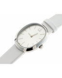 Calvin Klein Incentive White Dial White Leather Strap Watch for Women - K3P231L6 Authentic Buy Shop Now