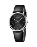 Calvin Klein Posh Black Dial Black Leather Strap Watch for Men - K8Q311C1 Authentic Buy Shop Now