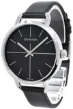 Calvin Klein Even Black Dial Black Leather Strap Watch for Women - K7B231C1 Authentic Buy Shop Now