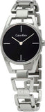 Calvin Klein Dainty Black Dial Silver Steel Strap Watch for Women - K7L23141 Authentic Buy Shop Now