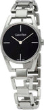 Calvin Klein Dainty Black Dial Silver Steel Strap Watch for Women - K7L23141 Authentic Buy Shop Now