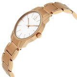Calvin Klein City White Mother of Pearl Dial Rose Gold Steel Strap Watch for Women - K2G23646 Authentic Buy Shop Now