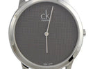 Calvin Klein Minimalist Black Dial Silver Mesh Bracelet Watch for Men - K3M2112X Authentic Buy Shop Now
