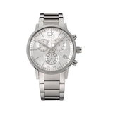 Calvin Klein Post Minimal White Dial Silver Steel Strap Watch for Men - K7627126 Authentic Buy Shop Now