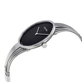 Calvin Klein Drift Black Dial Silver Steel Strap Watch for Women - K6S2N111 Authentic Buy Shop Now