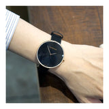 Calvin Klein Full Moon Black Dial Black Leather Strap Watch for Women - K8Y236C1 Authentic Buy Shop Now