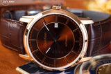 Calvin Klein Infinity Brown Dial Brown Leather Strap Watch for Men - K5S346GK Authentic Buy Shop Now