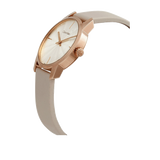 Calvin Klein City Silver Dial White Leather Strap Watch for Women - K2G236X6 Authentic Buy Shop Now