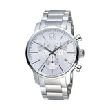 Calvin Klein City White Dial Silver Steel Strap Watch for Men - K2G27146 Authentic Buy Shop Now