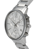 Calvin Klein City White Dial Silver Steel Strap Watch for Men - K2G27146 Authentic Buy Shop Now