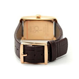 Calvin Klein Window White Dial Brown Leather Strap Watch for Women - K2M23620 Authentic Buy Shop Now
