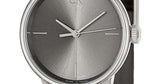 Calvin Klein Accent Black Dial Black Leather Strap Watch for Women - K2Y2Y1C3 Authentic Buy Shop Now