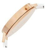 Calvin Klein Equal Silver Dial White Leather Strap Watch for Women - K3E236L6 Authentic Buy Shop Now