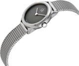 Calvin Klein Minimal Grey Dial Silver Mesh Bracelet Watch for Women - K3M2312X Authentic Buy Shop Now