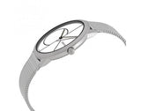 Calvin Klein Minimal White Dial Silver Mesh Bracelet Watch for Women - K3M52152 Authentic Buy Shop Now