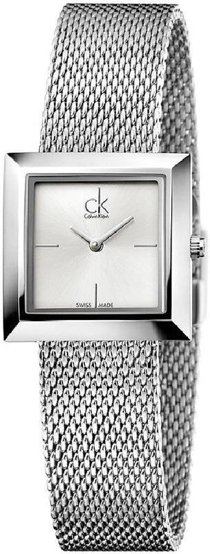 Calvin Klein Mark Silver Dial Silver Mesh Bracelet Watch for Women - K3R23126 Authentic Buy Shop Now