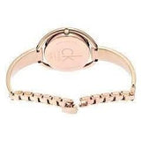 Calvin Klein Impetuos Silver Dial Rose Gold Steel Strap Watch for Women - K4F2N616 Authentic Buy Shop Now