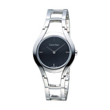 Calvin Klein Class Black Dial Silver Steel Strap Watch for Women - K6R23121 Authentic Buy Shop Now