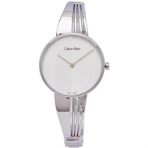 Calvin Klein Drift Silver Dial Silver Steel Strap Watch for Women - K6S2N116 Authentic Buy Shop Now