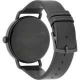 Calvin Klein Even Maroon Dial Black Leather Strap Watch for Men - K7B214CP Authentic Buy Shop Now