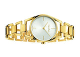 Calvin Klein Dainty White Dial Gold Steel Strap Watch for Women - K7L23546 Authentic Buy Shop Now