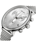 Calvin Klein High Noon Silver Dial Silver Mesh Bracelet Watch for Men - K8M27126 Authentic Buy Shop Now