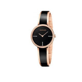 Calvin Klein Seduce Black Dial Two Tone Steel Strap Watch for Women - K4E2NX1S Authentic Buy Shop Now