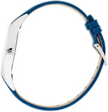 Calvin Klein Rebel Blue Silver Dial Blue Leather Strap Watch for Women - K8P231V6 Authentic Buy Shop Now